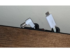 charging cable holder 3d print model - Mito3D
