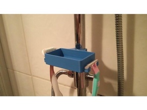 sabun Ustura Kulp destek 25mm boru banyo Aksesuarlar sakal duş 3d print model - Mito3D