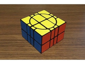 crazy split 1x2x3 rubiks cube twisty puzzle 3d print model - Mito3D