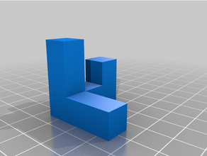 40mm puzzle cube 3d brainteaser brain teaser challenging simple 3d print model - Mito3D