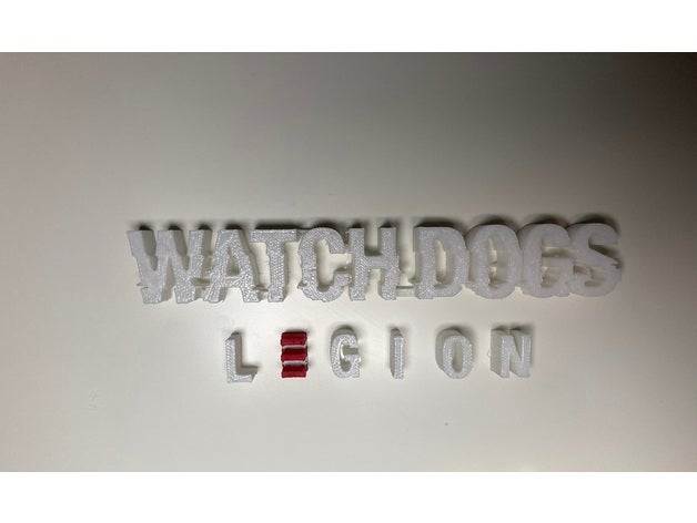 sehen Hunde Legion Logo 3D print model - Mito3D