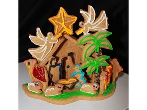 natividad Galleta cortador conjunto cristiano cristiandad Navidad galletas 3d print model - Mito3D