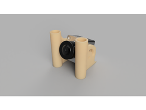 adaptador mara dji para frame helium dedrones caddx vista fpv 3d print model - Mito3D