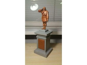 tf2 soldier statue remix rick 3d print model - Mito3D