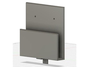 computer portatile parete montare titolare supporto Wall Mount 3d print model - Mito3D