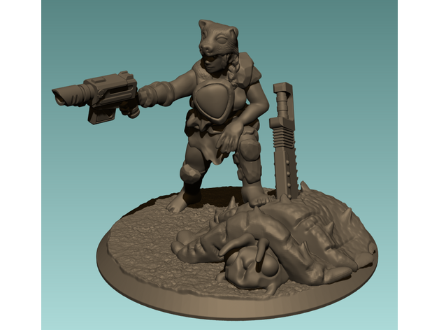 Deathworld spazio sergente 3d Portachiavi 40k barbaro barbari spada catena imperiale guardia fanteria laspistol sci fi soldato 3D print model - Mito3D