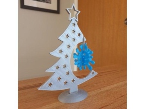 covid19 Noël babiole décoration ornement coronavirus covid 19 facile Navidad noel soutien 3d print model - Mito3D