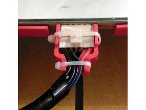 red a6 a8 calor cama cable soporte potenciar calentado 3d print model - Mito3D