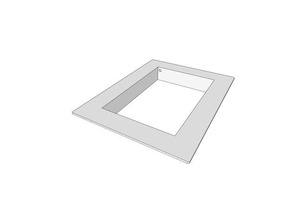 pool skimmer frame 3d print model - Mito3D