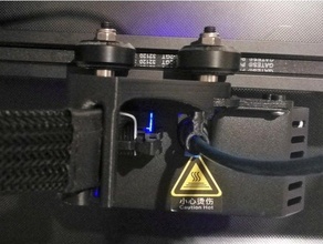crialidade cr 6 cabo ptfe suporte Câmera monte 3d print model - Mito3D
