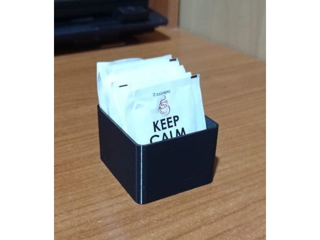 sugar packet holder 3D print model - Mito3D