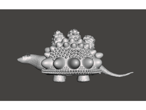 tortuga criatura 3d print model - Mito3D