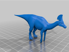 olorotitan crétacé bec canard hadrosaure hadrosaurus lambéosaure Russie 3d print model - Mito3D