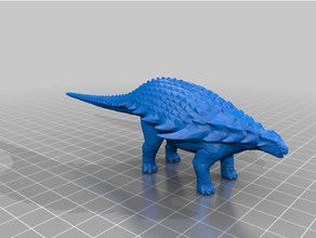 nodosaure dinosaures préhistorique préhistoire 3d print model - Mito3D
