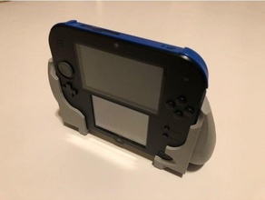 nintendo 2ds comodidad apretón 3d print model - Mito3D