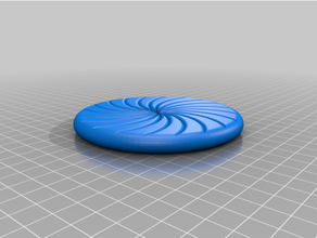 spiral mini marker disc golf 3d print model - Mito3D