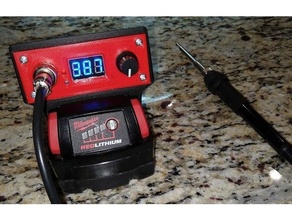milwaukee m18 t12 soldering station te tabs 3d print model - Mito3D