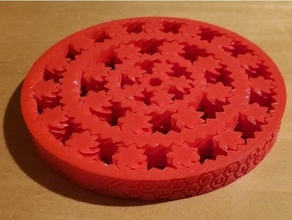 triple gear bearing texturized planetary 3d print model - Mito3D