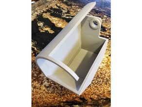 belt sander dust tray bucket 3d print model - Mito3D