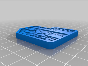 Untergang Schlüsselkarte 3d print model - Mito3D