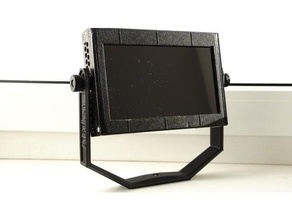 7 polegada campo monitor 3d print model - Mito3D