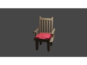 luxuoso cadeira 3d print model - Mito3D