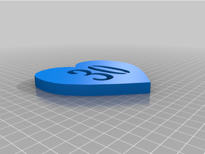 cuore 30 3d print model - Mito3D