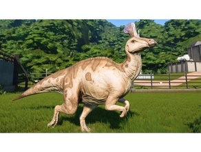tsintaosaurus China cretáceo hadrossauro 3d print model - Mito3D