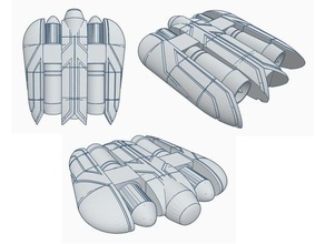 wren inspired pack atin gotabor 3d print model - Mito3D