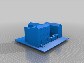 sankt Petri Larslejers Kirche Schule 3d print model - Mito3D