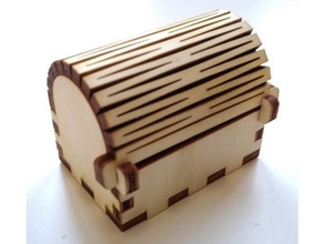 piccolo legno petto fablab fribourg Friburgo Taglio laser legna 3d print model - Mito3D