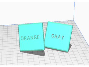 Orange gris couvercle mission rouge planète comprend texte enlevé Vide joueur boites 3d print model - Mito3D