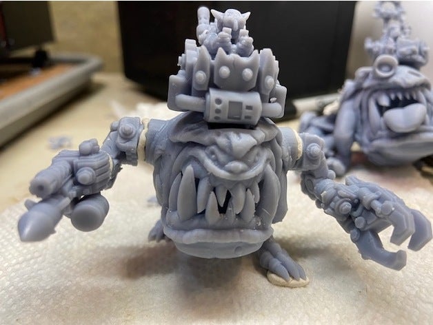 killa kan garabato 40k orco orcos 3D print model - Mito3D