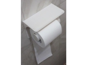 toilet paper holder 3d print model - Mito3D