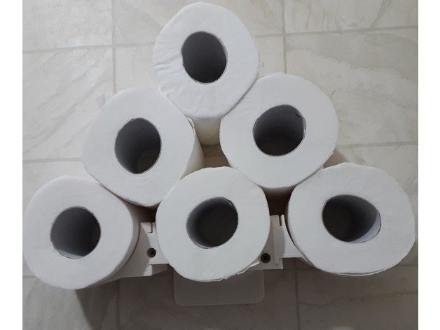toilet paper storage 3D print model - Mito3D