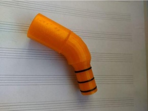 yamaha yds 150 neck angle adapter sax saxophone 3d print model - Mito3D