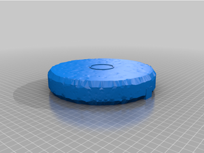 kalsifer ölçekli taş parça og model uluyor hareketli kale Led yeniden düzenleme 3d print model - Mito3D