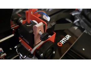 doble manejar extrusora encargarse fácil 3d print model - Mito3D