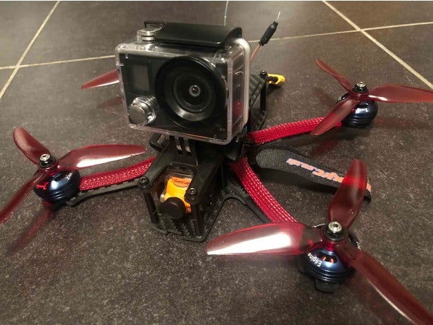 tbs kaynak ayarlanabilir evrensel gopro binmek aksiyon kamerası tbssourceone 3D print model - Mito3D