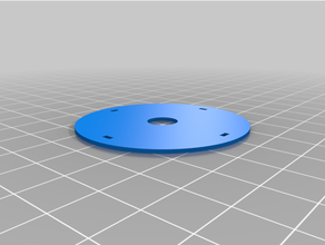 measuring tape coil support 3d print model - Mito3D