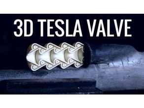 zylindrisch Tesla Ventil Design 1 3d print model - Mito3D