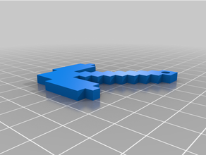 Minecraft utensili portachiavi 3d print model - Mito3D
