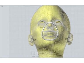 covid19 mask breathing spacer insert coronavirus face covid-19 3d print model - Mito3D