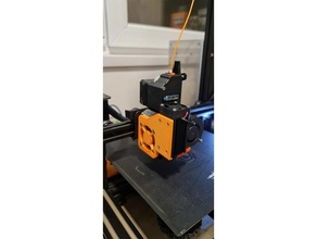 creality laser mount trianglelab dde direct drive extruder 3d print model - Mito3D