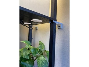 floor lamp stabilizer clip wall mount 3d print model - Mito3D