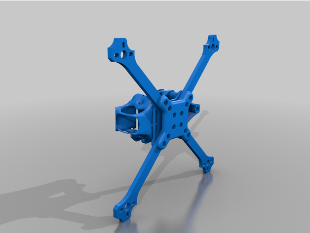 Douane fpv courses drone quadcopter tige 3D print model - Mito3D