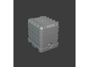 sıvı konteyner 28mm masaüstü arazi savaş oyunu oyunları 3d print model - Mito3D