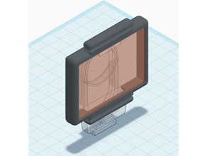 Sony aka rd1a rot Filter Halter Unterstützung Aktion Nocken Tauchen 3d print model - Mito3D