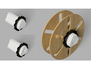 suporte bobine carretel 3d print model - Mito3D