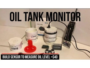 oil tank level monitor blynk blynkapp ifttt particle photon sensor 3d print model - Mito3D